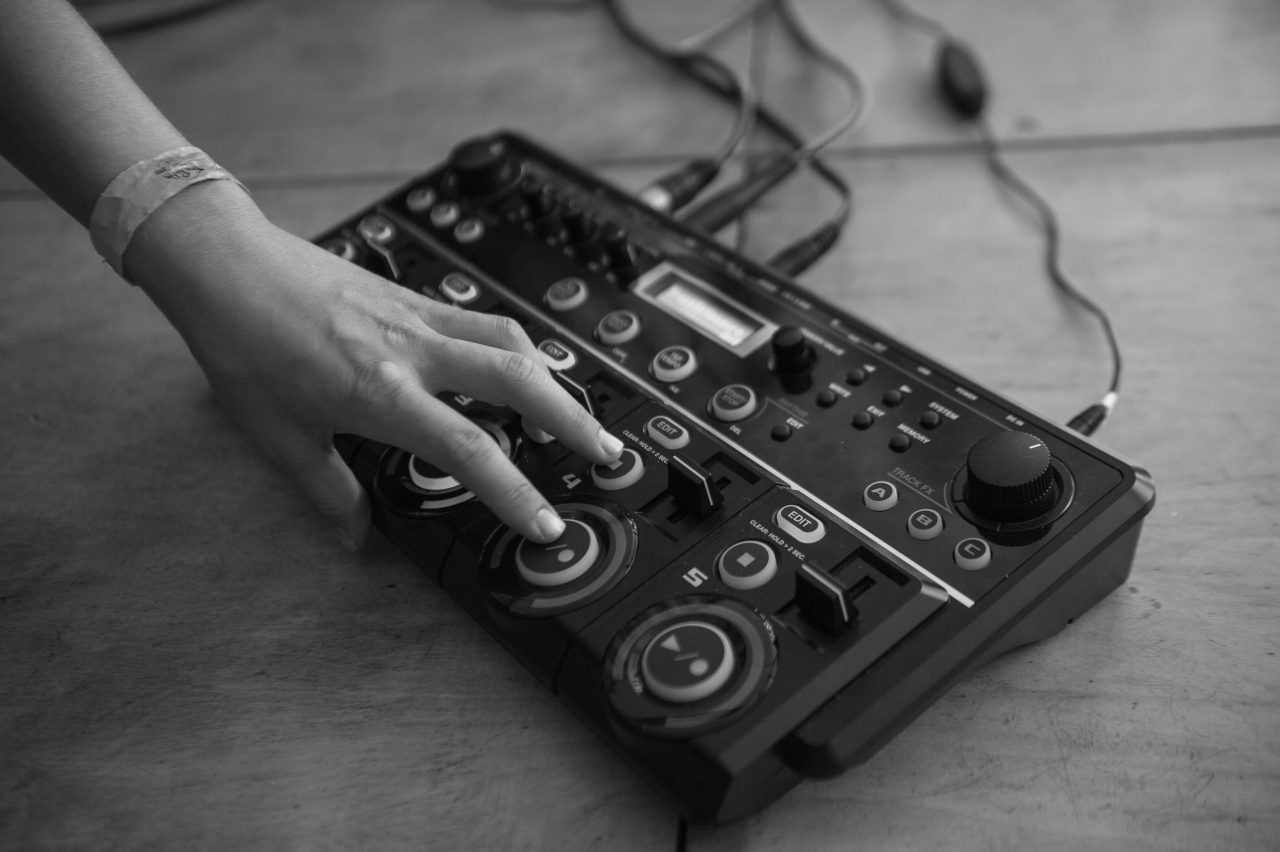 Loop Station im Einsatz beim Workshop